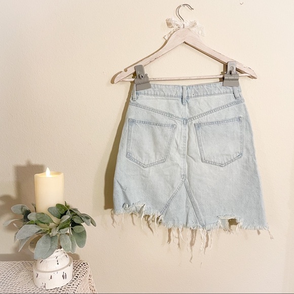 NWT Free People Going Rogue Denim Mini Skirt - Picture 3 of 12